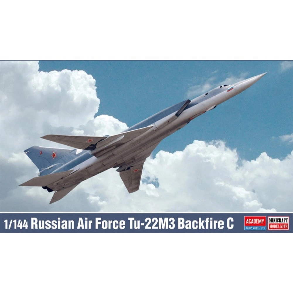 Soviet Backfire Bomber Academy 1/144 Scale Model Kit